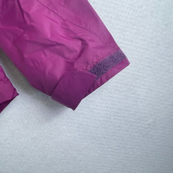 COLUMBIA Womens L Waterproof Jacket Berry Purple Lightweight Full Zip Hooded - Picture 12 of 14